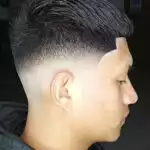 teeange boy hair cut at high end luxury barbershop